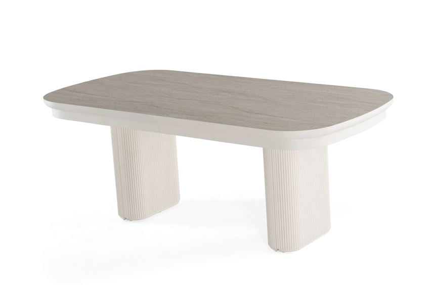 MASA320 living pentru 18-20 persoane 200x100x77h cm - se extinde la 500 cm