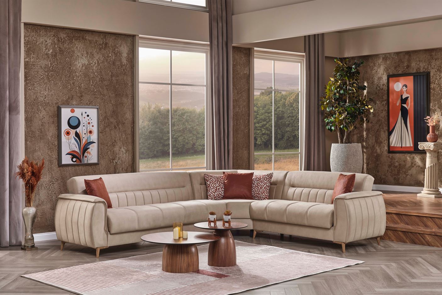 COLTAR132 - 320X265 CM, extensibil, interschimbabil