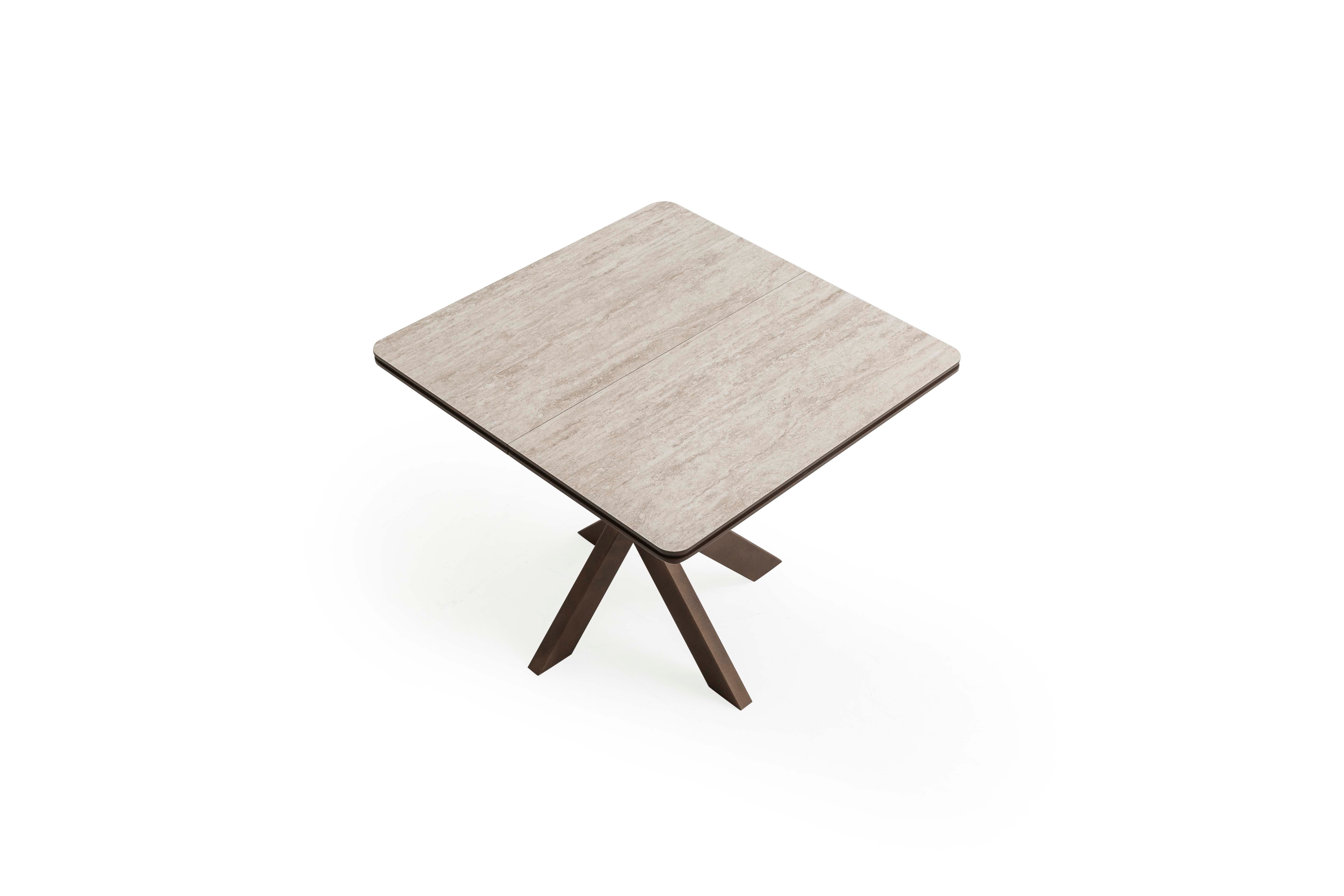 Masa living patrata extensibila 90x90x78h cm COD278