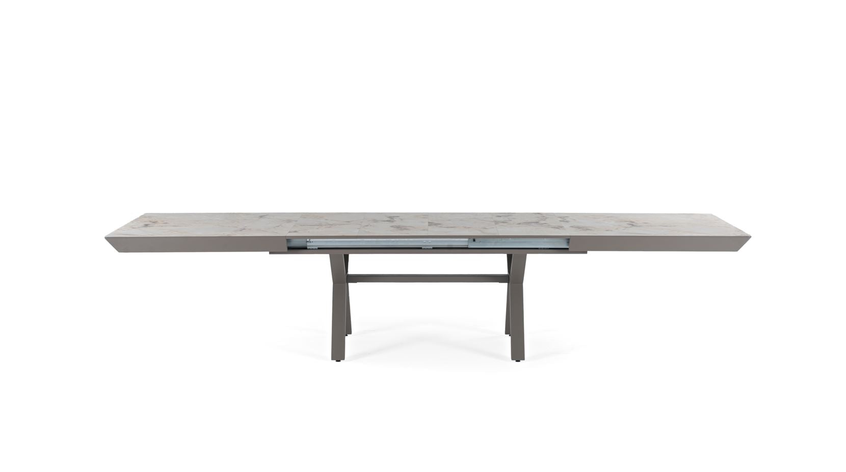 Masa living pentru 10 persoane - 200x100x77h cm - se extinde la 360 cm - COD323
