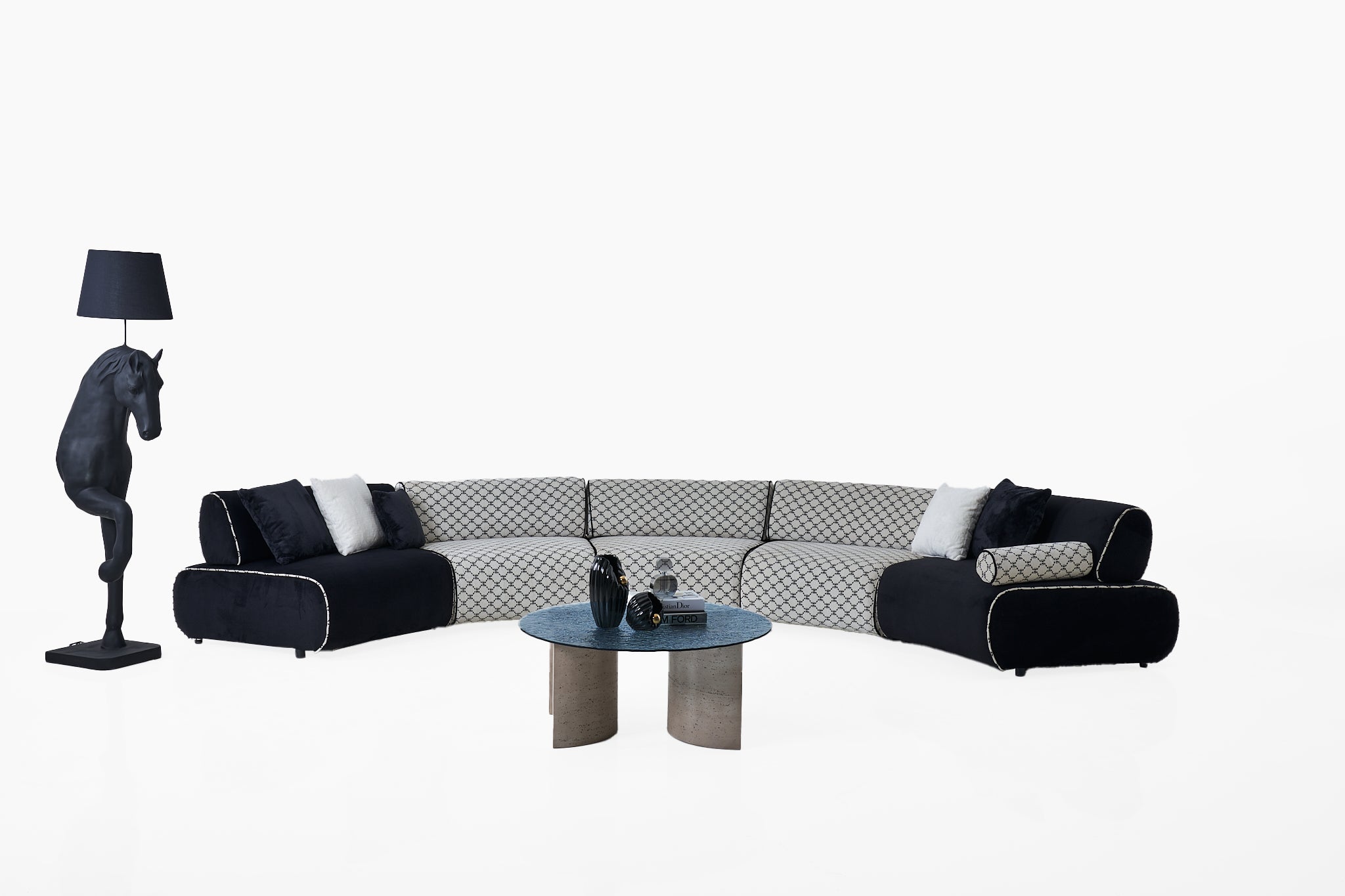 COLTAR134 - coltar modular, spatar rabatabil, 490x105x78h cm