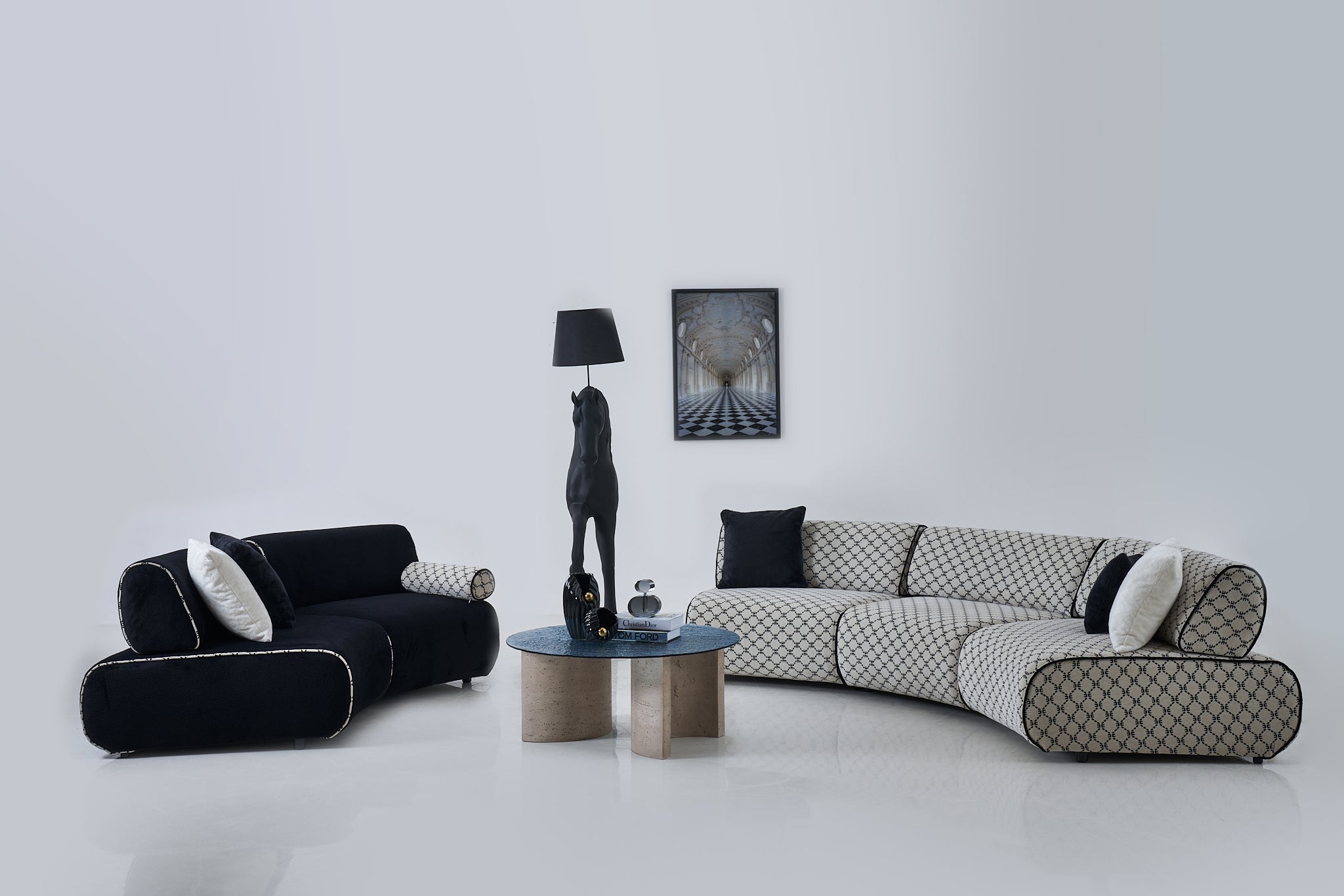 COLTAR134 - coltar modular, spatar rabatabil, 490x105x78h cm