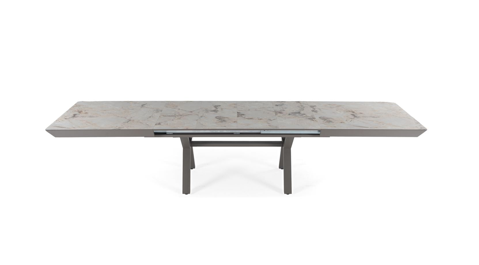 Masa living pentru 10 persoane - 200x100x77h cm - se extinde la 360 cm - COD323
