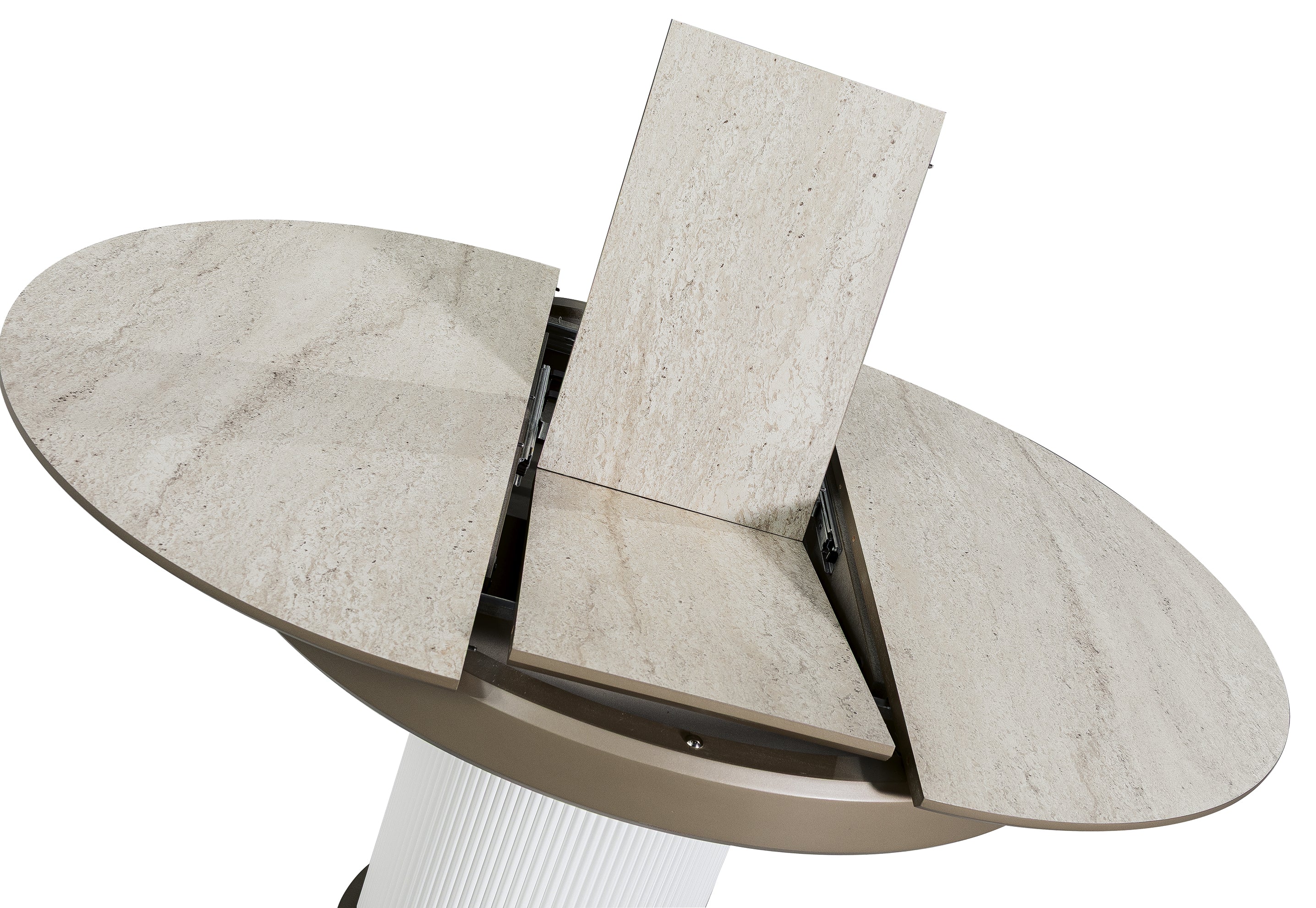 Masa rotunda extensibila 100x77h cm (se extinde la 133 cm) COD302