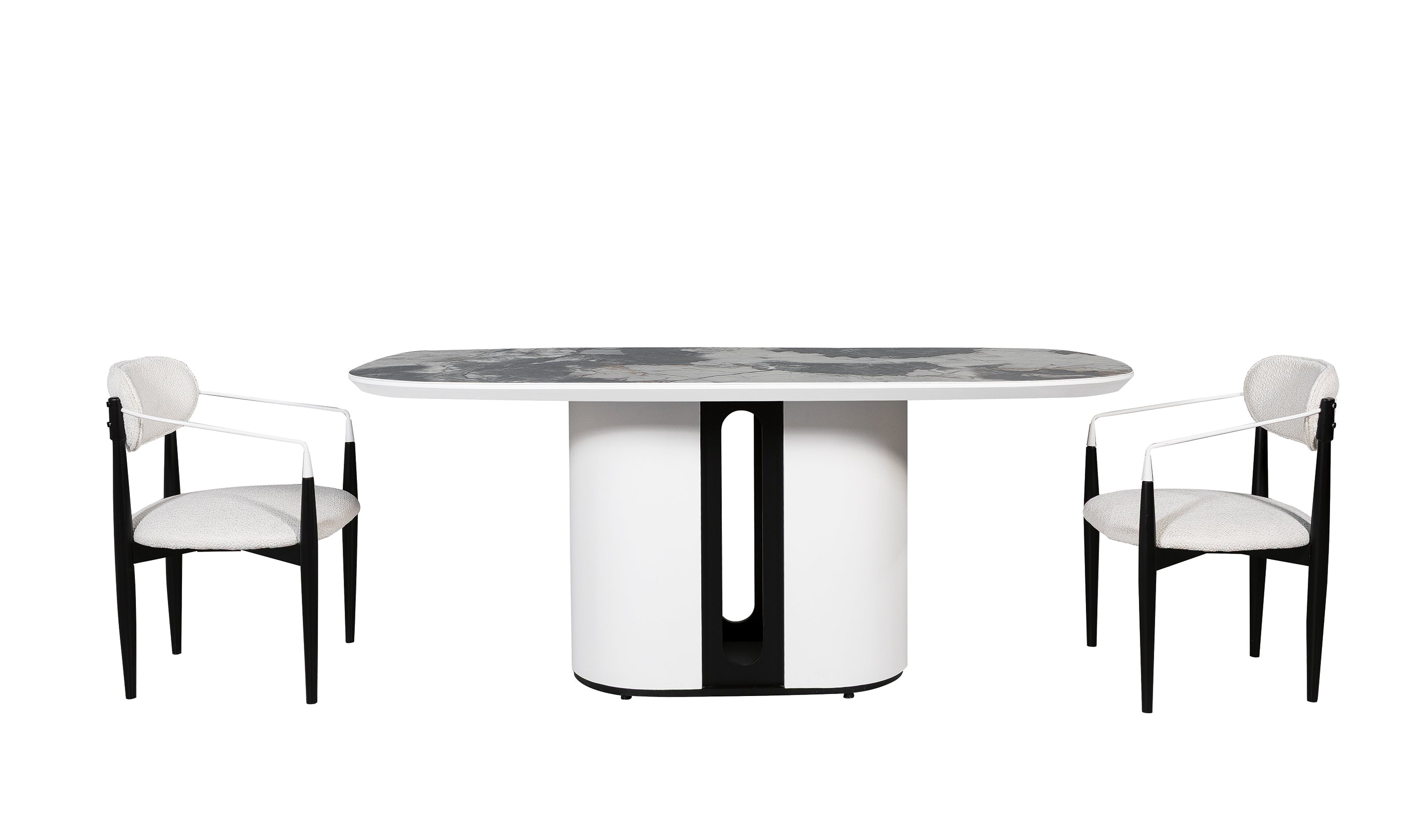 Masa living pentru 6 persoane 195x96x79h cm COD304