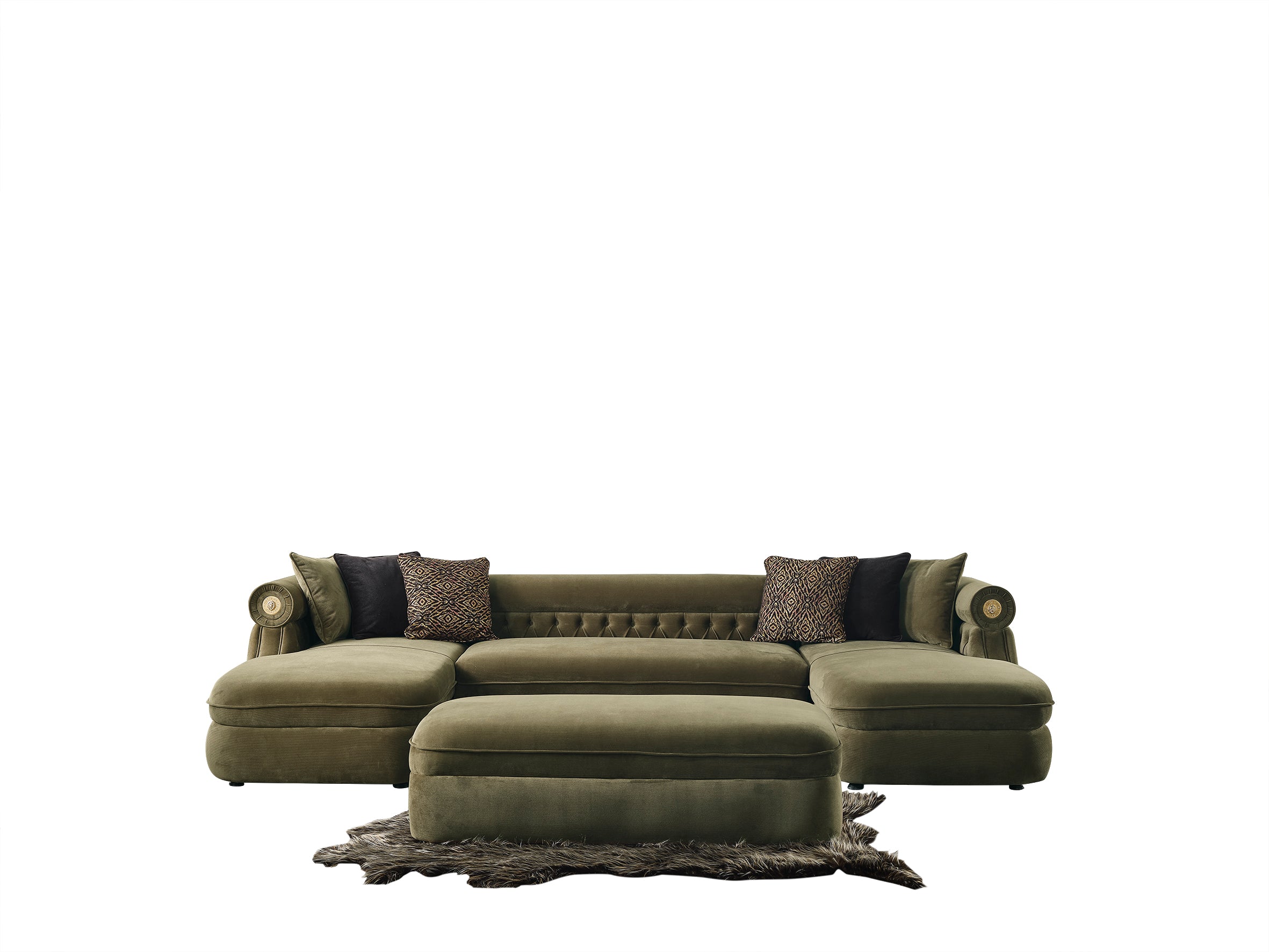Coltar Barcelona, 340x170x75 H cm + PUFA