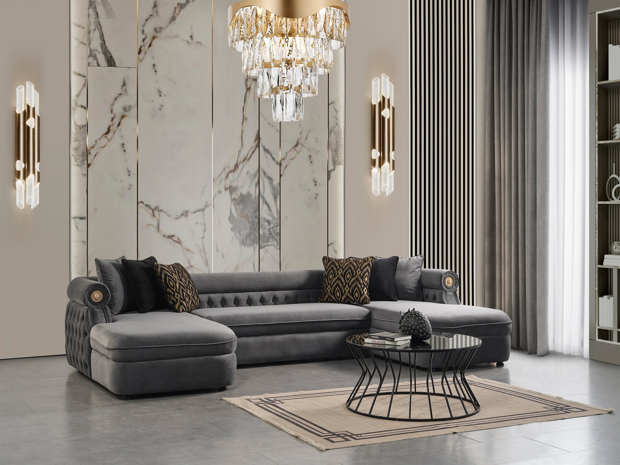 Coltar Barcelona COD124, 340x170x75 H cm