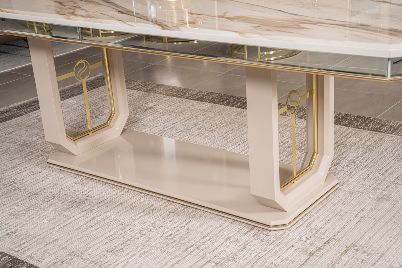Masa living pentru 8 persoane 240x100x77 cm COD257