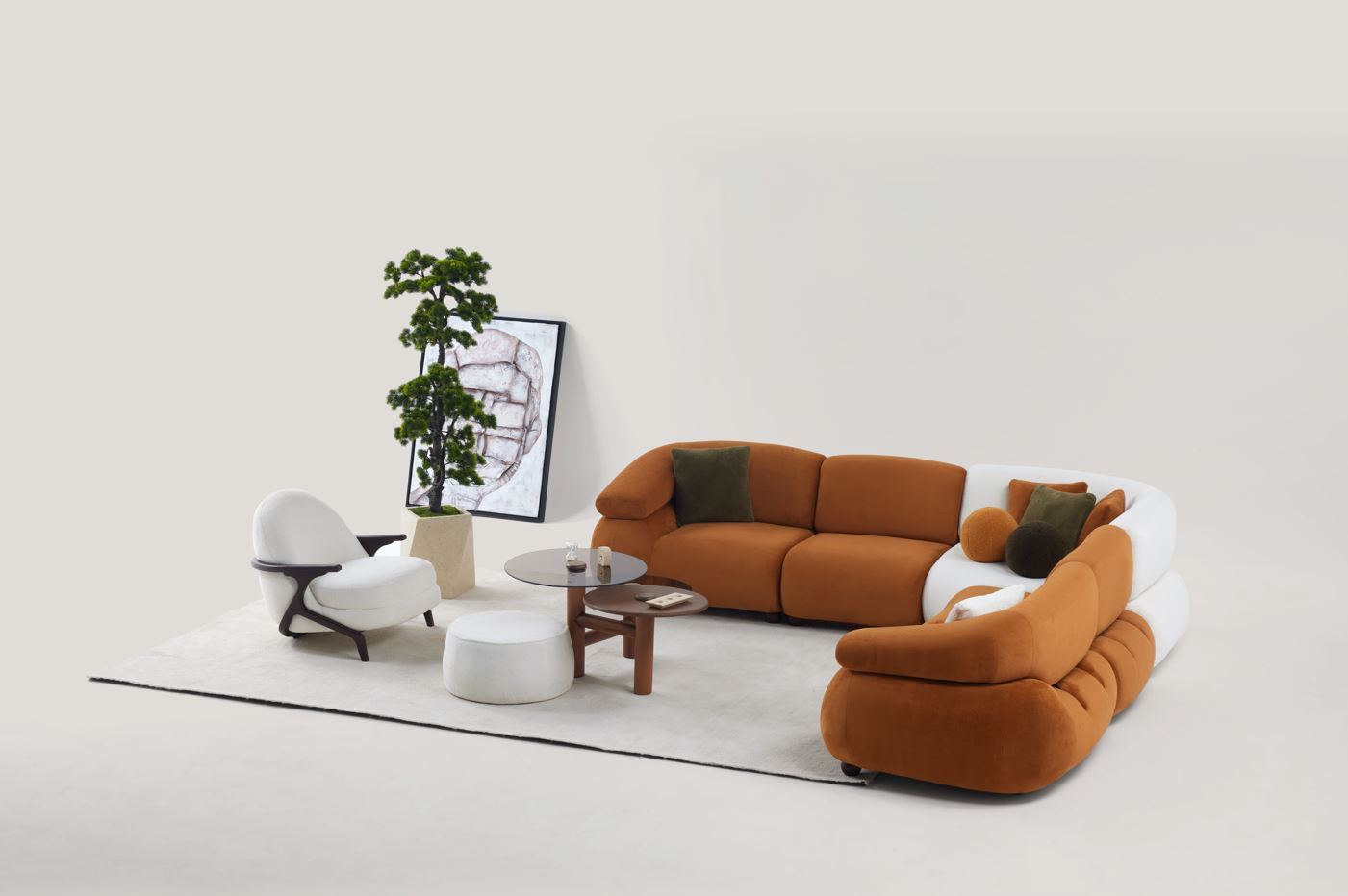 COLTAR133 - coltar modular, spatar rabatabil, 335x335 cm