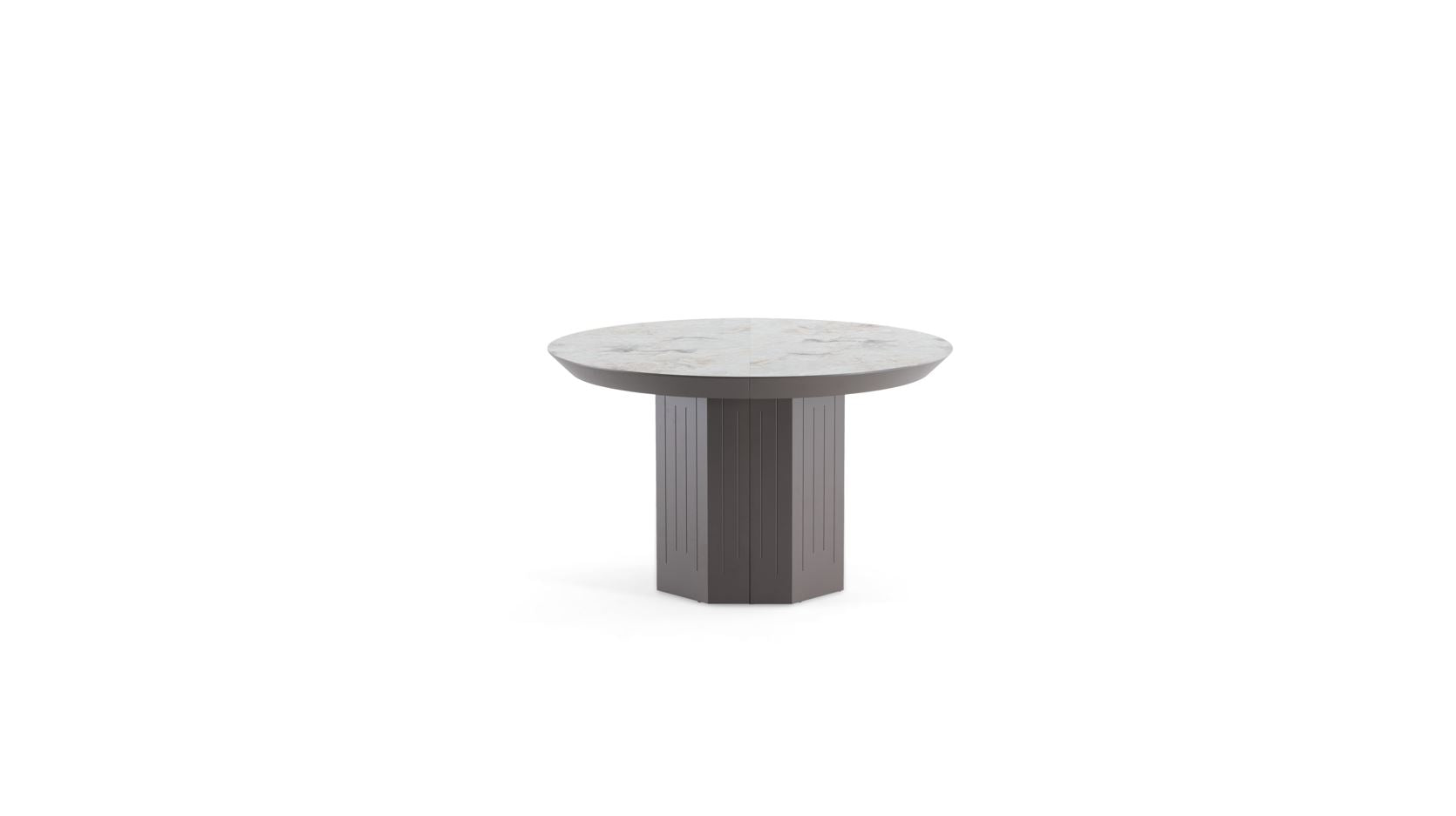 Masa living pentru 10 persoane - 130x130x77h cm - se extinde la 322 cm - COD322