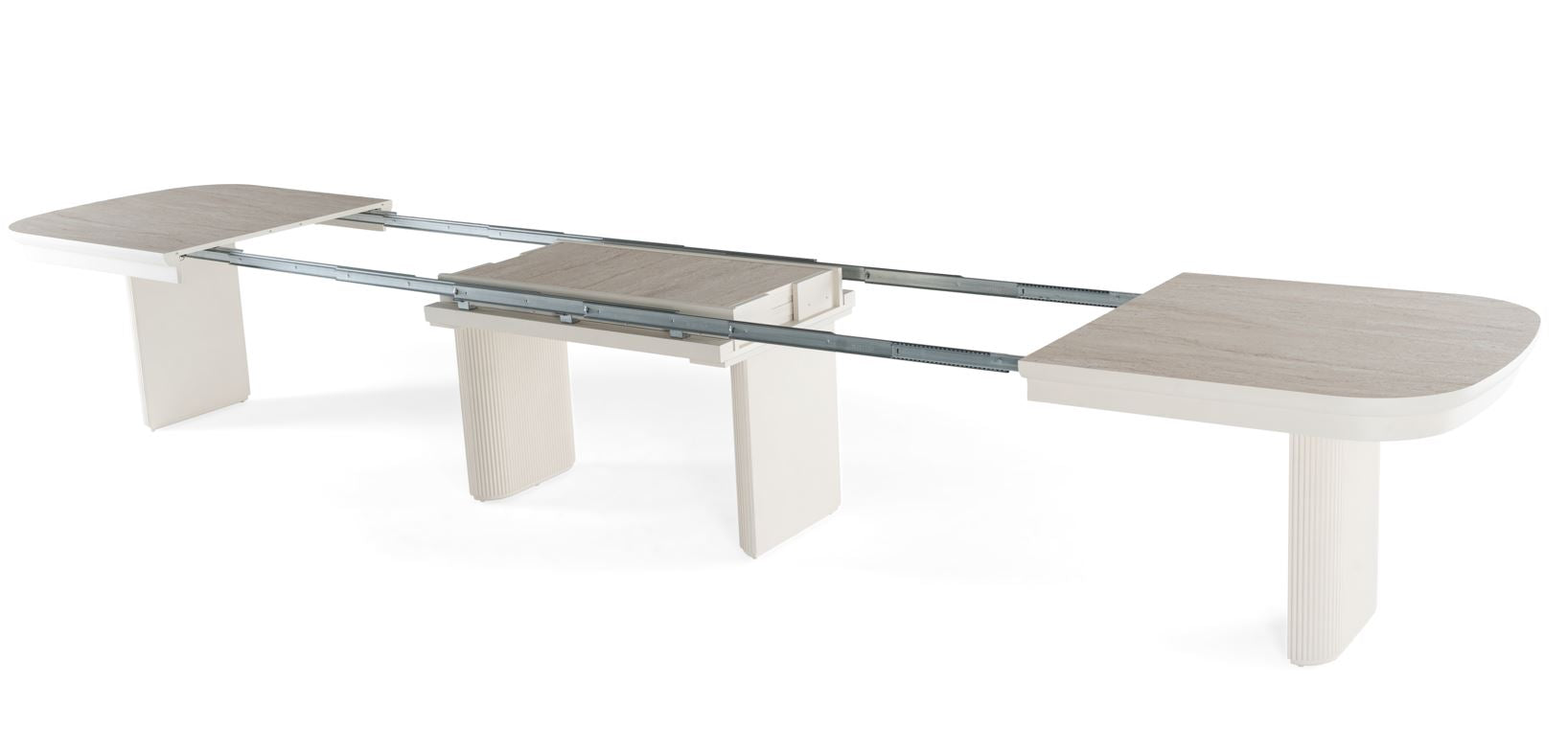 MASA320 living pentru 18-20 persoane 200x100x77h cm - se extinde la 500 cm
