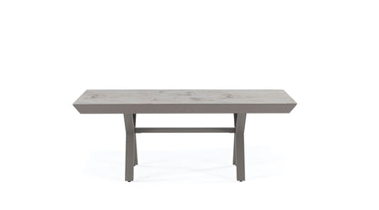 Masa living pentru 10 persoane - 200x100x77h cm - se extinde la 360 cm - COD323