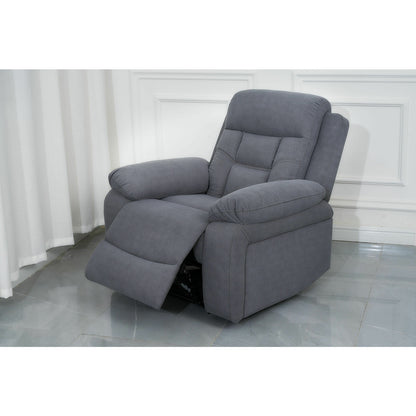 SET RECLINER 3-1-1, CANAPEA 3L - 214X97X95 CM, 2 FOTOLII 98X97X95 CM, GRI