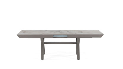 Masa living pentru 10 persoane - 200x100x77h cm - se extinde la 360 cm - COD323