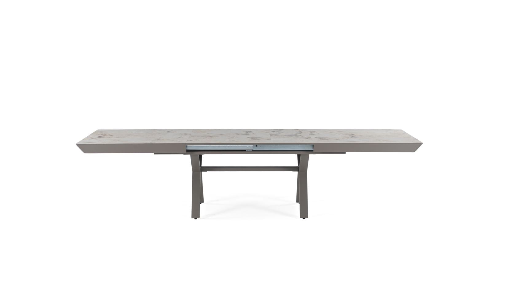 Masa living pentru 10 persoane - 200x100x77h cm - se extinde la 360 cm - COD323
