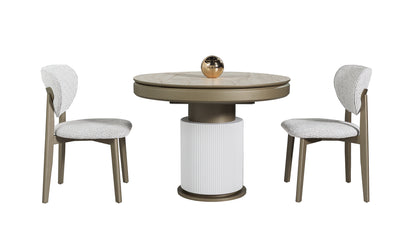 MASA302 rotunda extensibila 100x77h cm (se extinde la 133 cm)