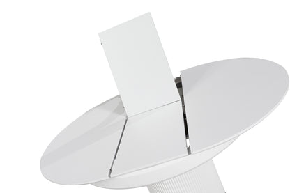 MASA302 rotunda extensibila 100x77h cm (se extinde la 133 cm)