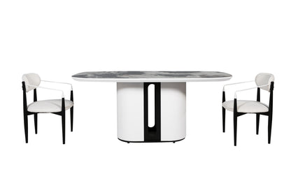 MASA304 living pentru 6 persoane 195x96x79h cm