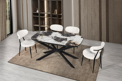 MASA299 living pentru 6 persoane 164x80x77h cm