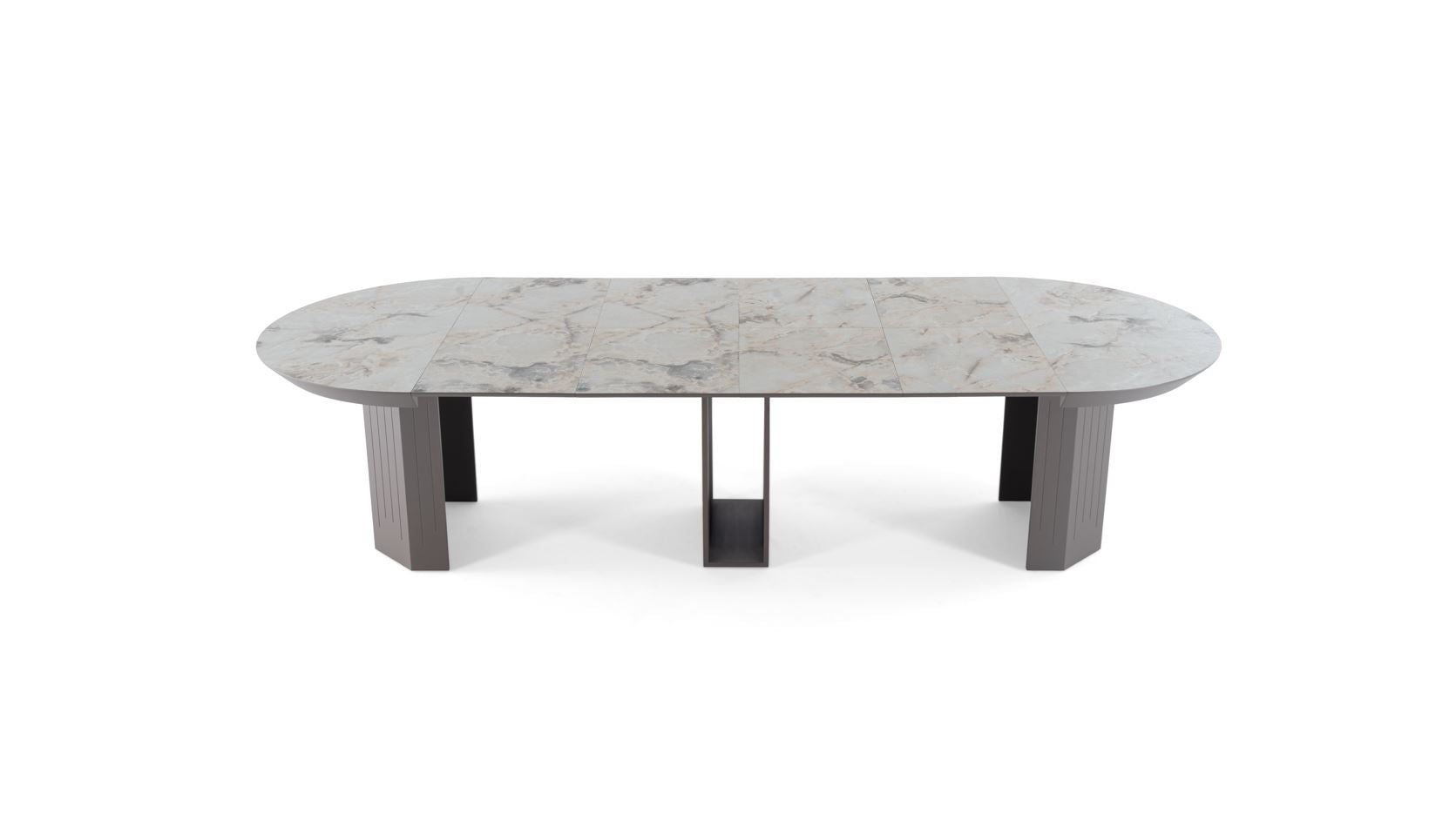 Masa living pentru 10 persoane - 130x130x77h cm - se extinde la 322 cm - COD322