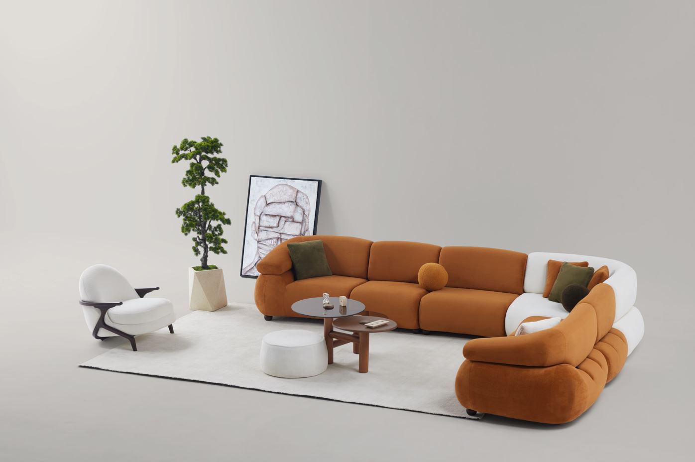 COLTAR133 - coltar modular, spatar rabatabil, 335x335 cm