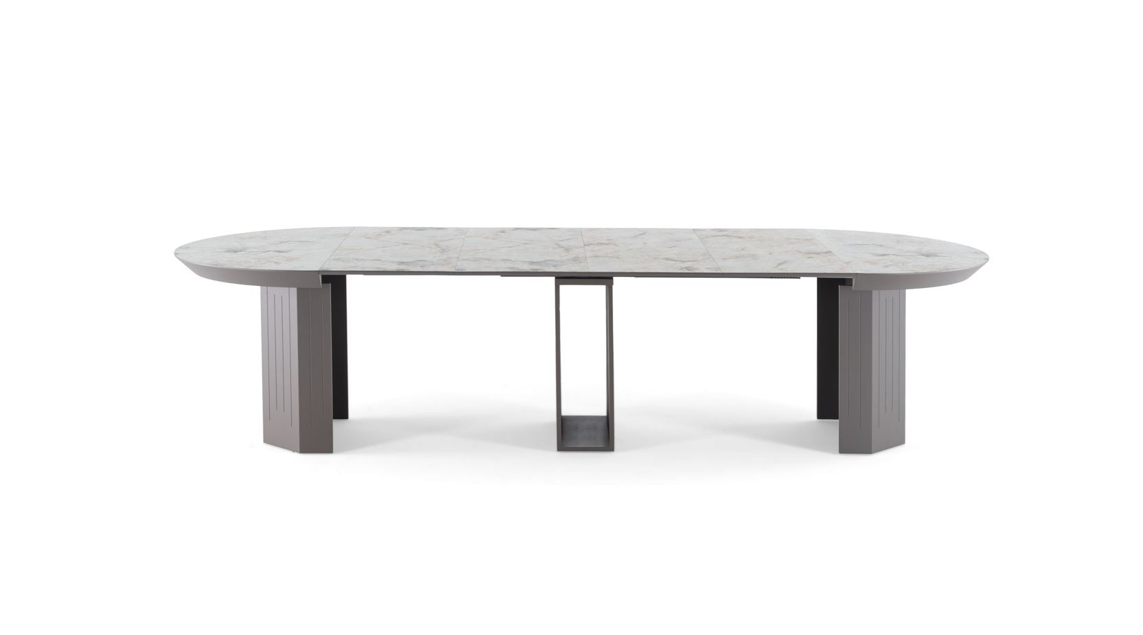 Masa living pentru 10 persoane - 130x130x77h cm - se extinde la 322 cm - COD322