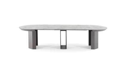 Masa living pentru 10 persoane - 130x130x77h cm - se extinde la 322 cm - COD322