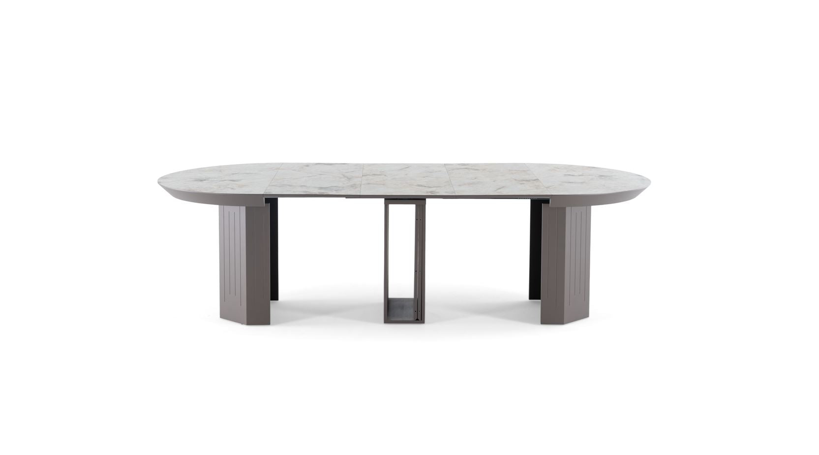 Masa living pentru 10 persoane - 130x130x77h cm - se extinde la 322 cm - COD322