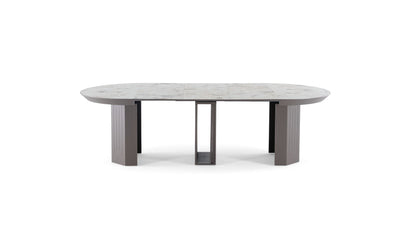 Masa living pentru 10 persoane - 130x130x77h cm - se extinde la 322 cm - COD322
