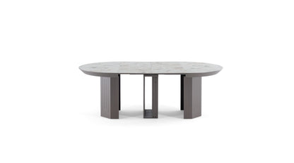 Masa living pentru 10 persoane - 130x130x77h cm - se extinde la 322 cm - COD322