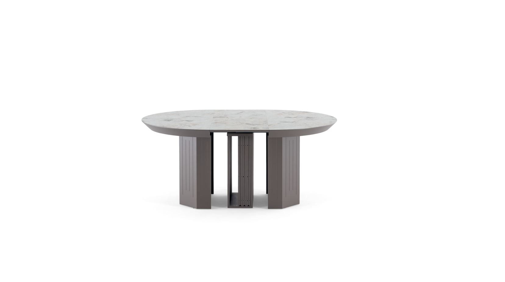 Masa living pentru 10 persoane - 130x130x77h cm - se extinde la 322 cm - COD322